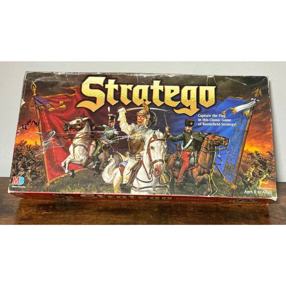 Vintage 1996 Stratego Board Game- Strategy War- Complete - Picture 1 of 10